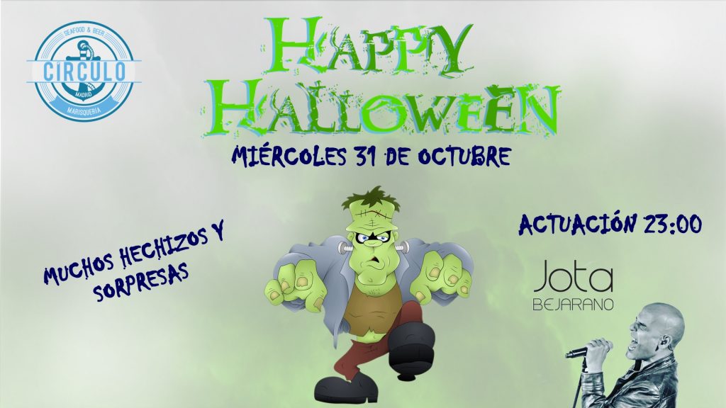 Disfruta de Halloween 2018 con nosotros y Frankestein