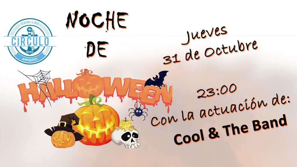 Disfruta de Halloween 2019 con nosotros y Cool & The Band