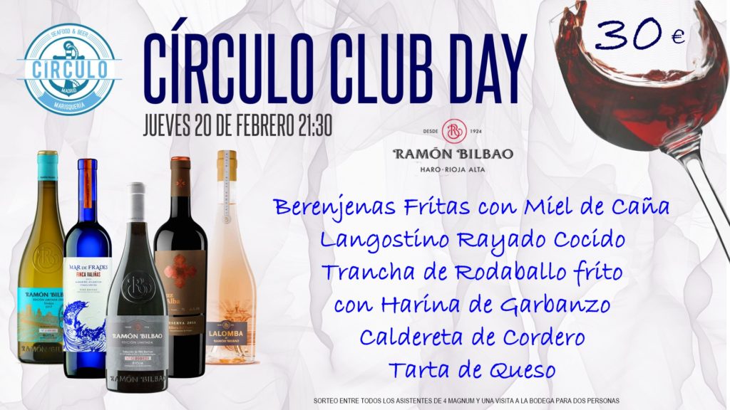 Próximo #CirculoClubDay Febrero 2020 con Ramón Bilbao